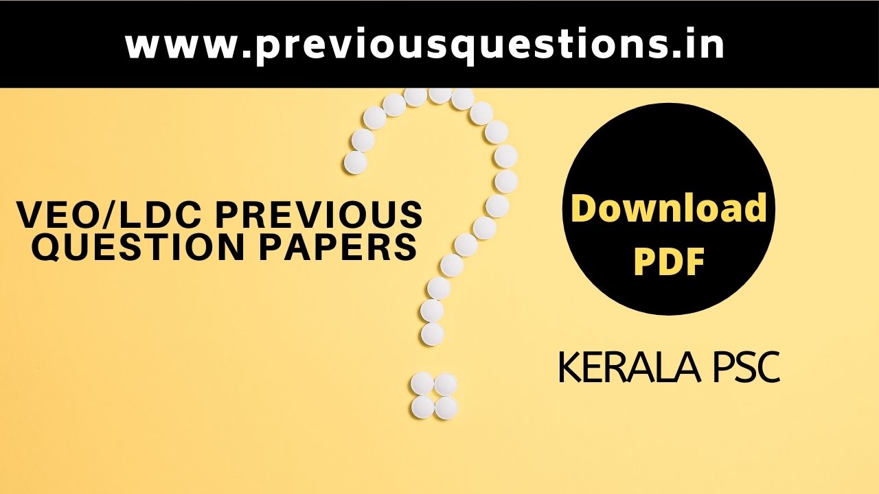 veo-previous Question papers Download